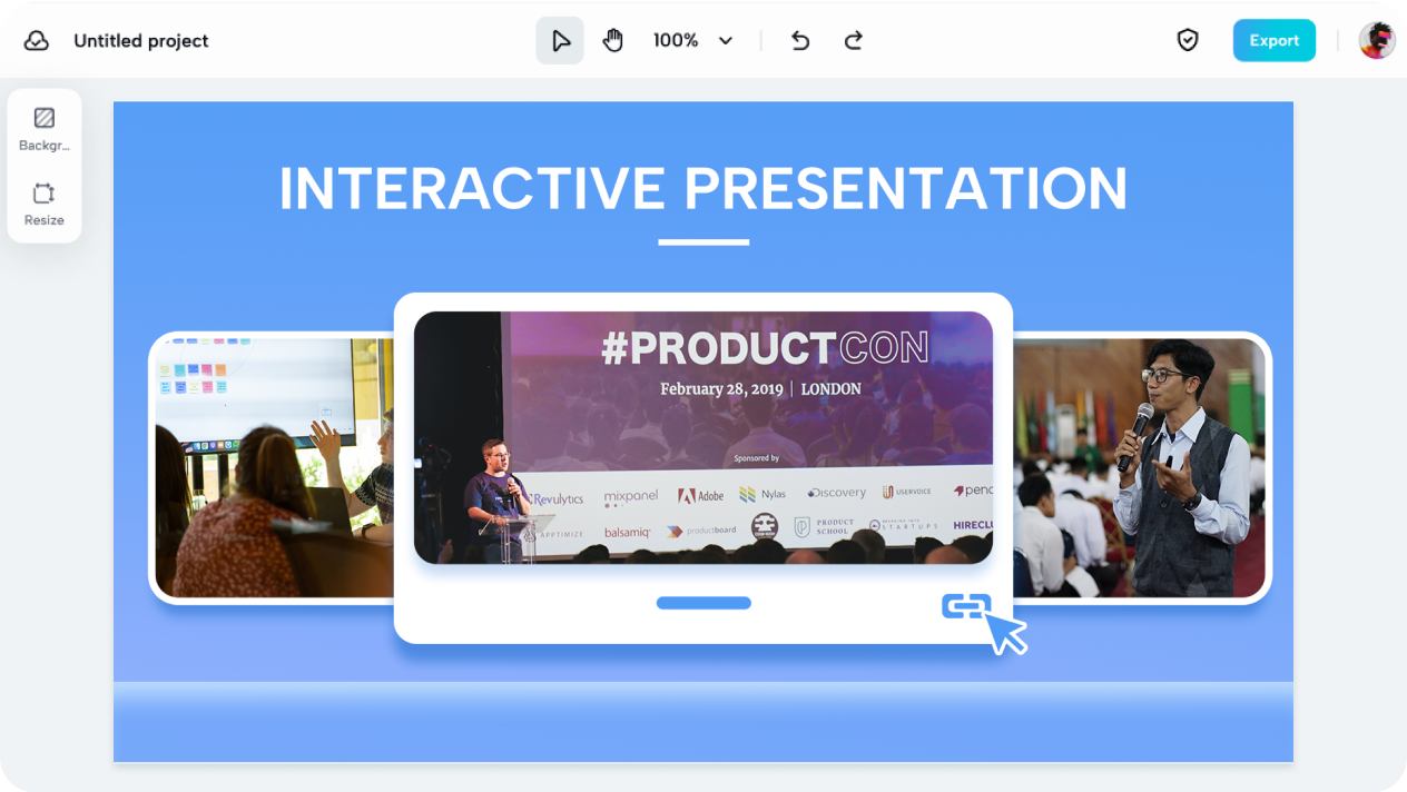 Create keynote interactive presentations